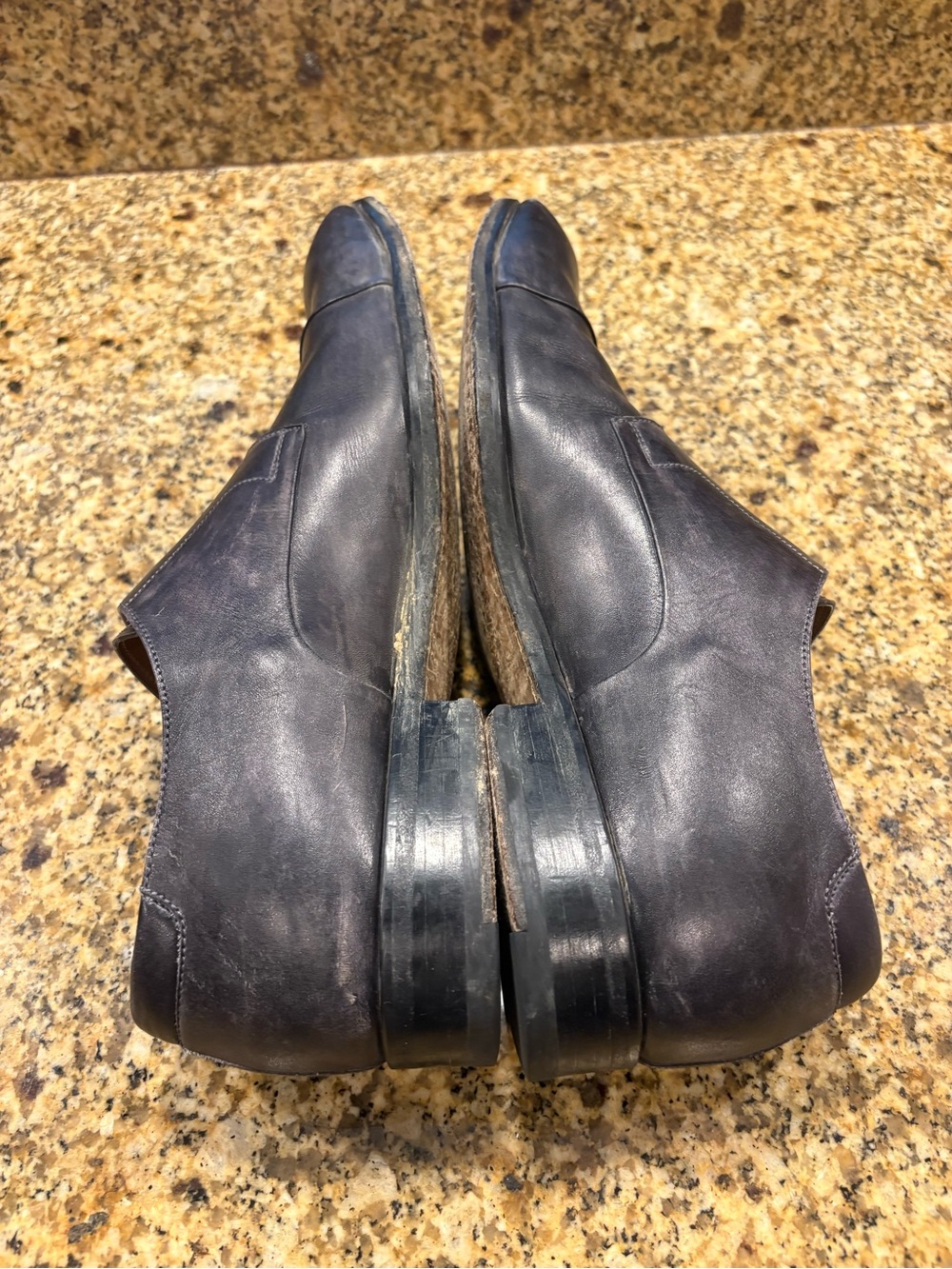 Magnanni Lucio Double Monk Strap Dress Shoes Gray Calf Leather Men’s 10.5 - Picture 6 of 8